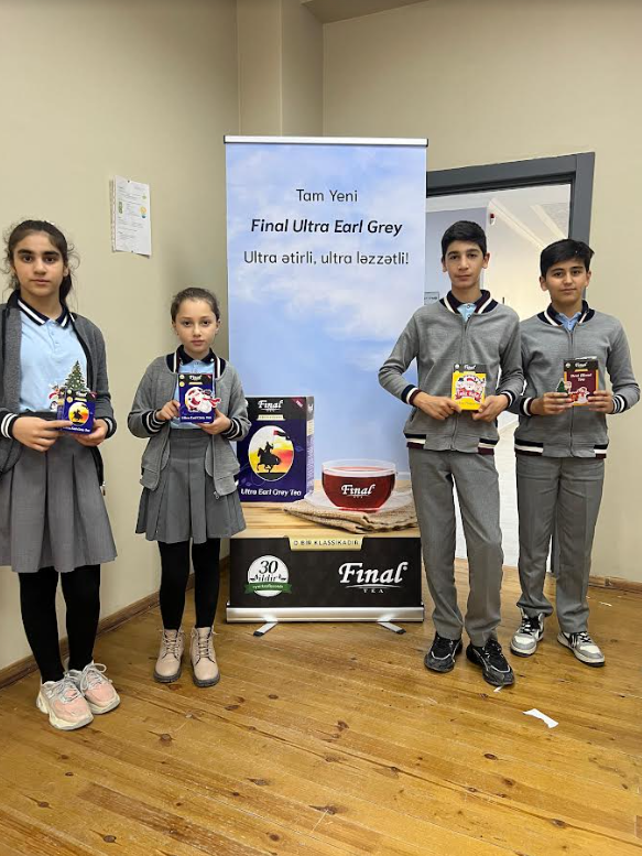 “Final” çay markasının dəsəyi ilə “Bilim hər yerdə” layihəsinə start verildi - FOTOLAR